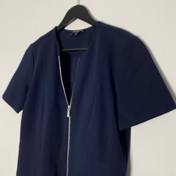 LAFAYETTE 148 NY Sonya Elegant zip front A line Dress Size 6 - Picture 4 of 13